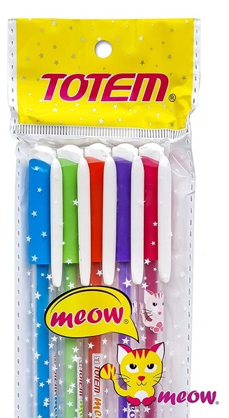 Meow pens packet of-5