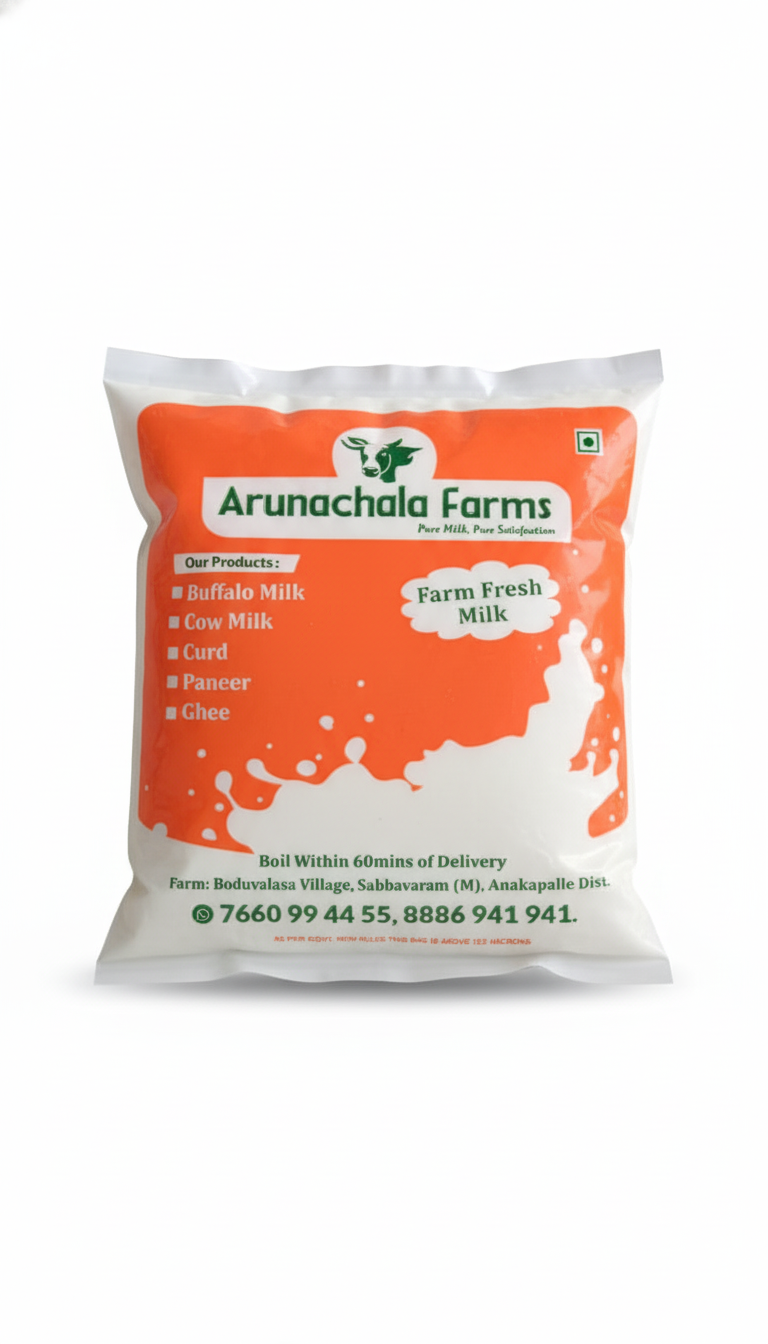 arunachala farm's buffalo milk 500ml