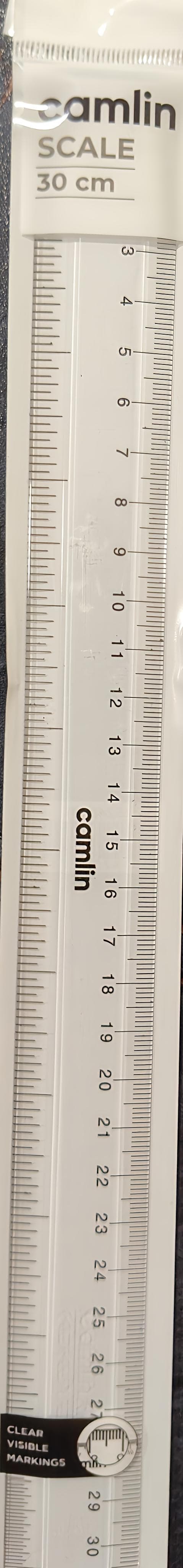 Camlin plastic scale - 2 Pieces